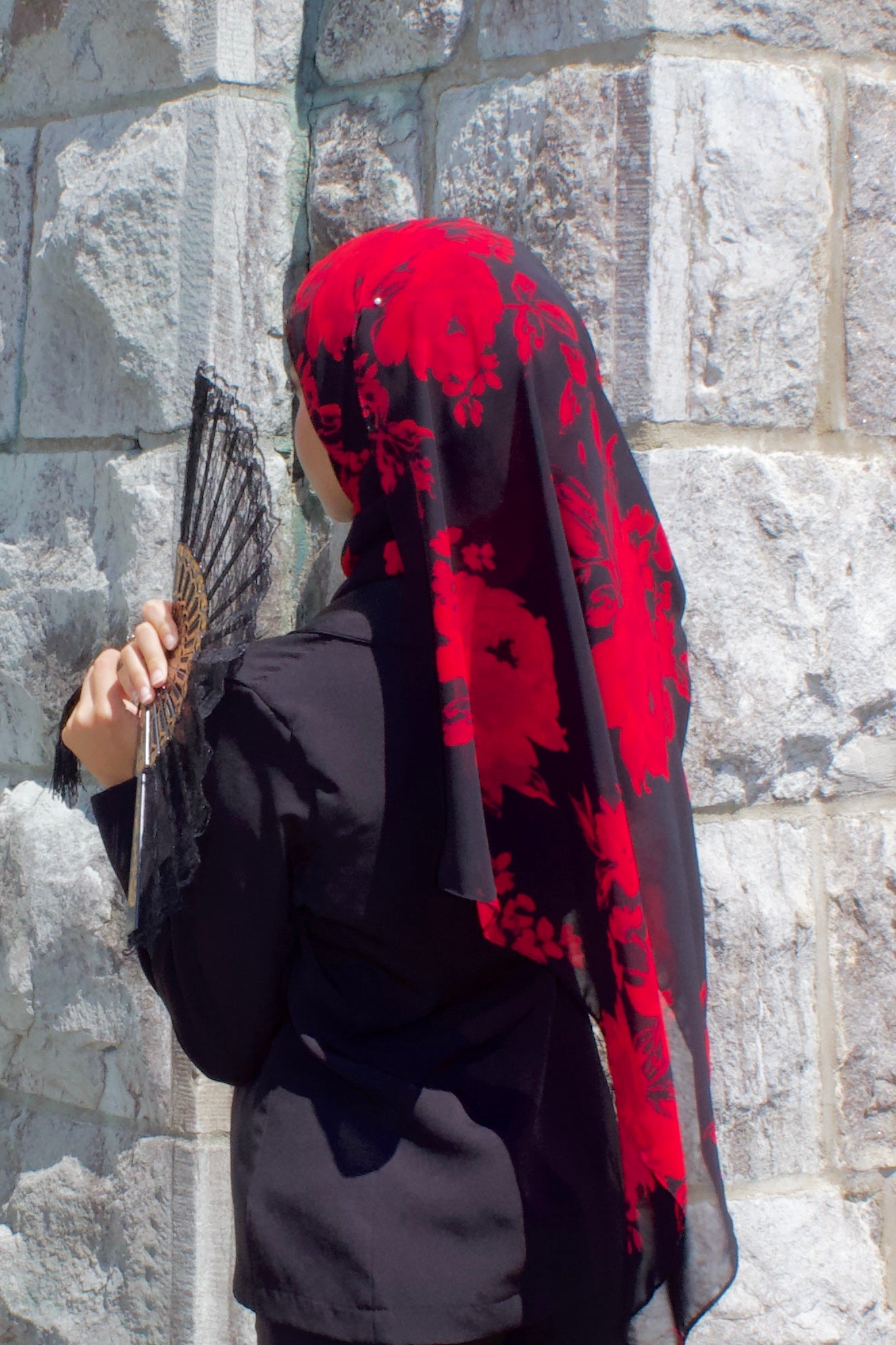 “Dark Rose” Scarf