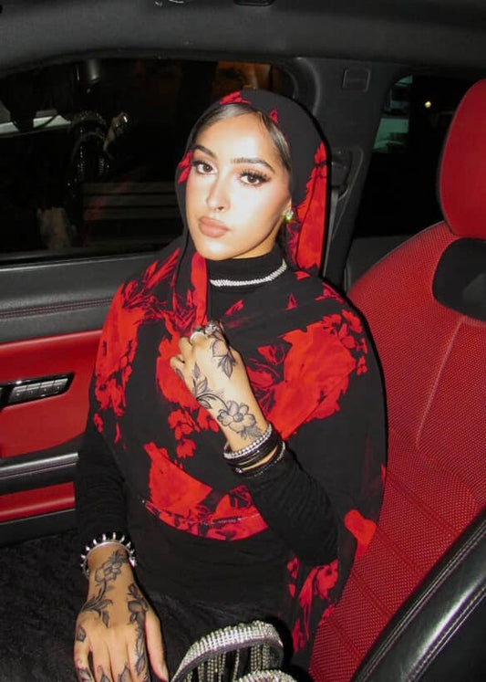“Dark Rose” Scarf