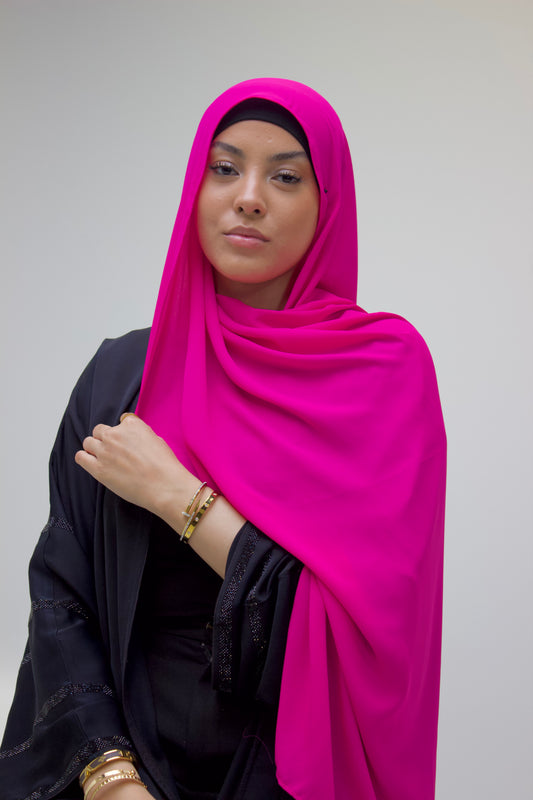 Coloured Chiffon Edition Scarves