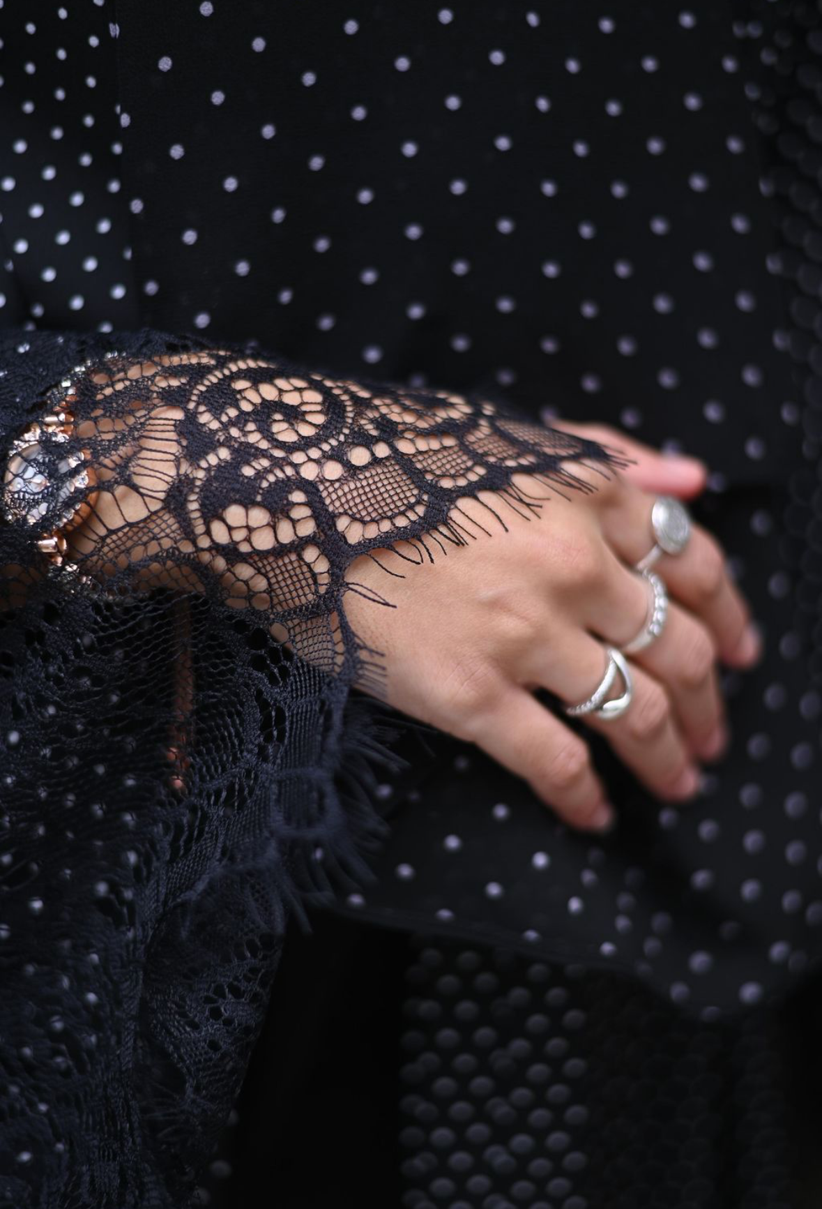 Polka Dot Abaya