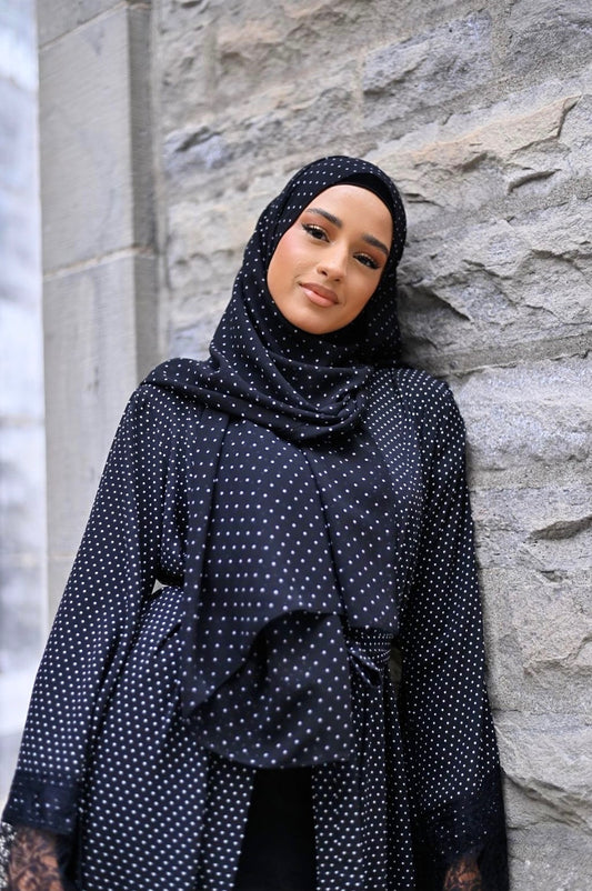 Polka Dot Abaya
