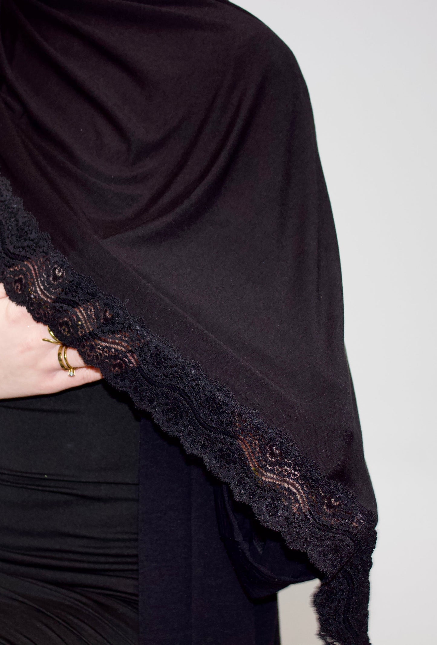 Half-Lace Jersey Scarves