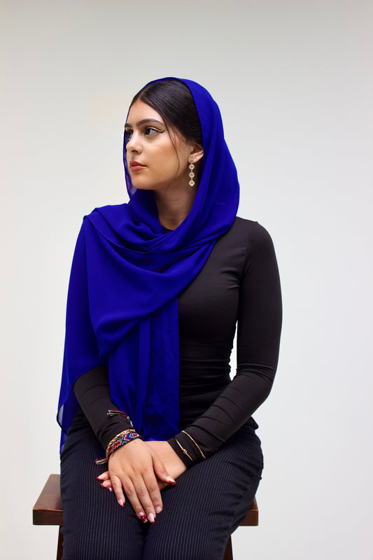 Coloured Chiffon Edition Scarves