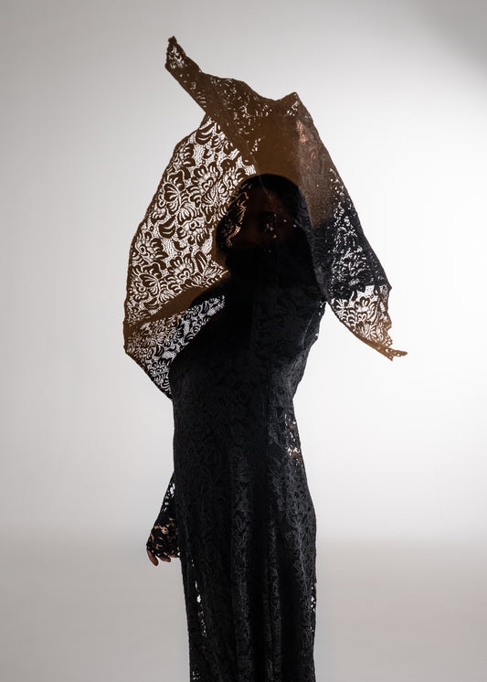 Closed Lace Abaya