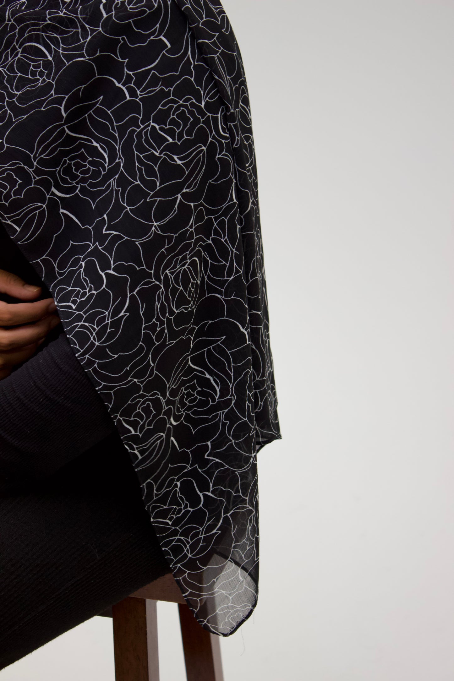 “Eclipse Florale” Scarf