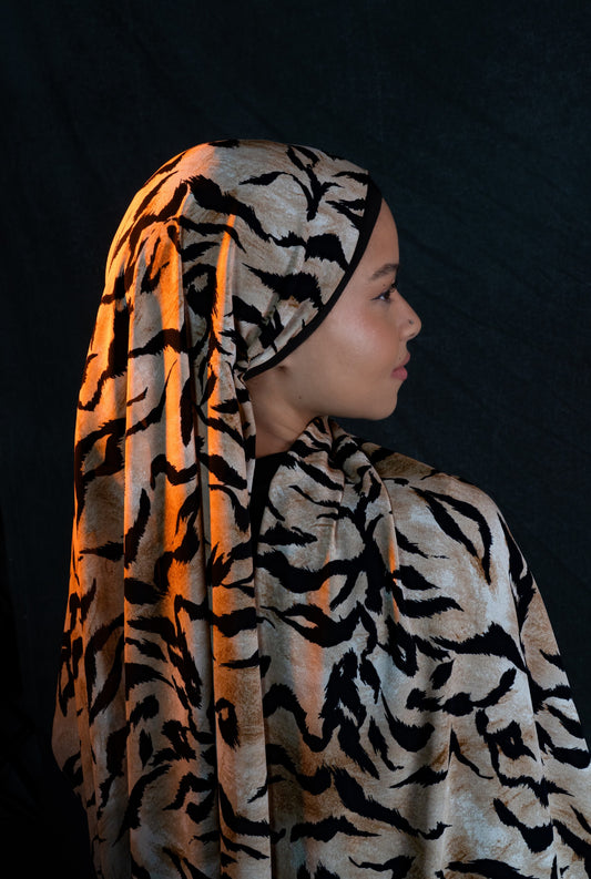 Zebra Printed Scarf