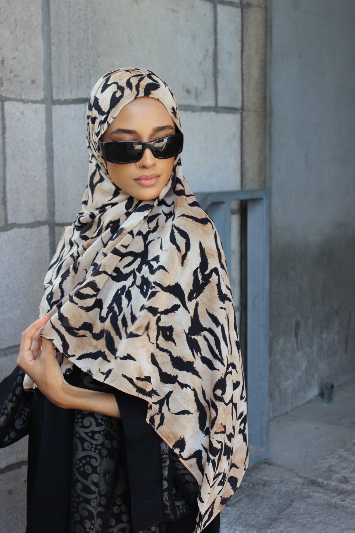 Zebra Printed Scarf