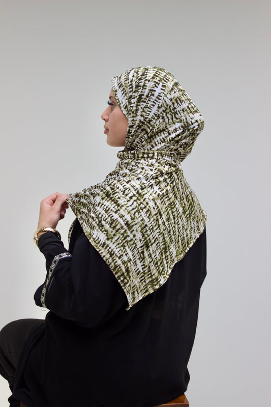 Snake Print Jersey Scarf