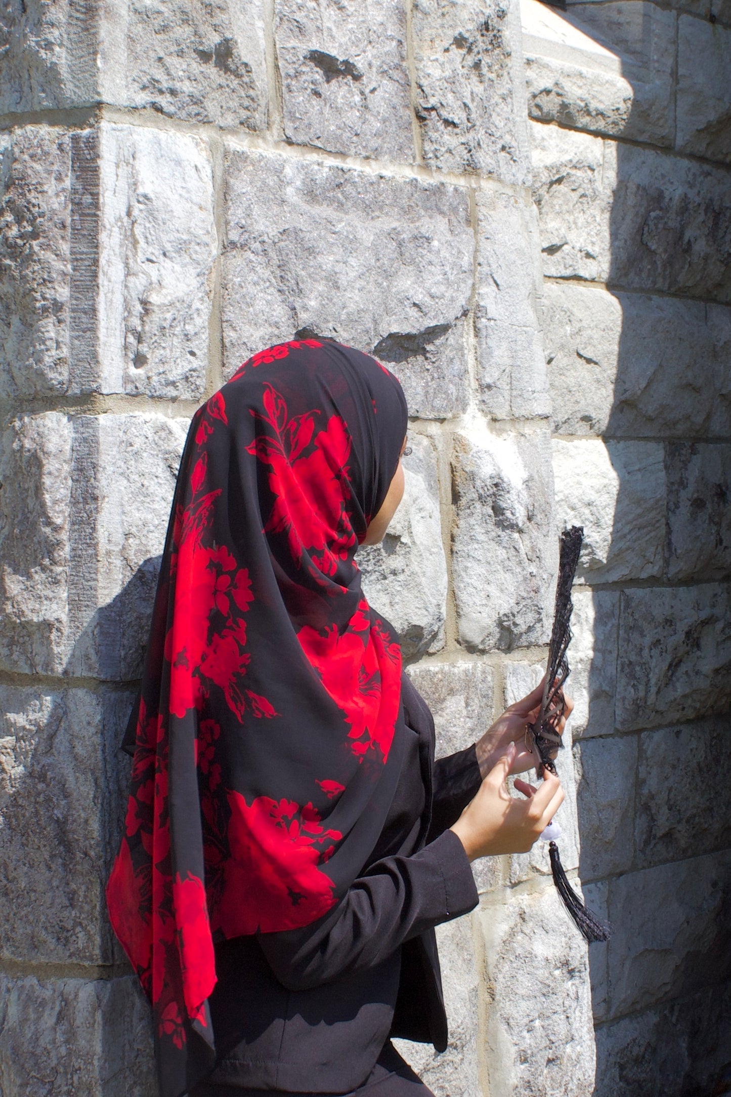 “Dark Rose” Scarf