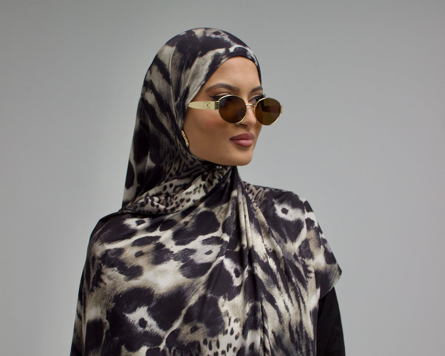 Snow Cheetah Printed Premium Jersey