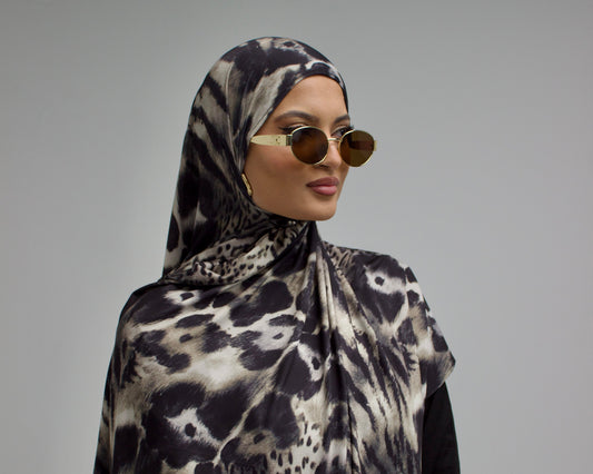 Snow Cheetah Printed Premium Jersey