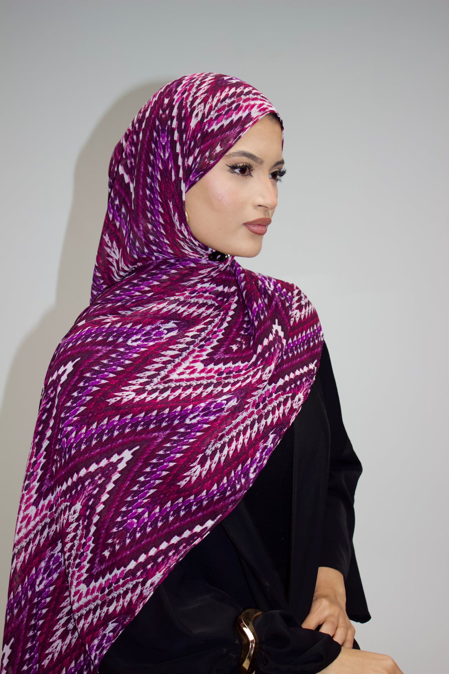 “Funky Night” Chiffon Scarf