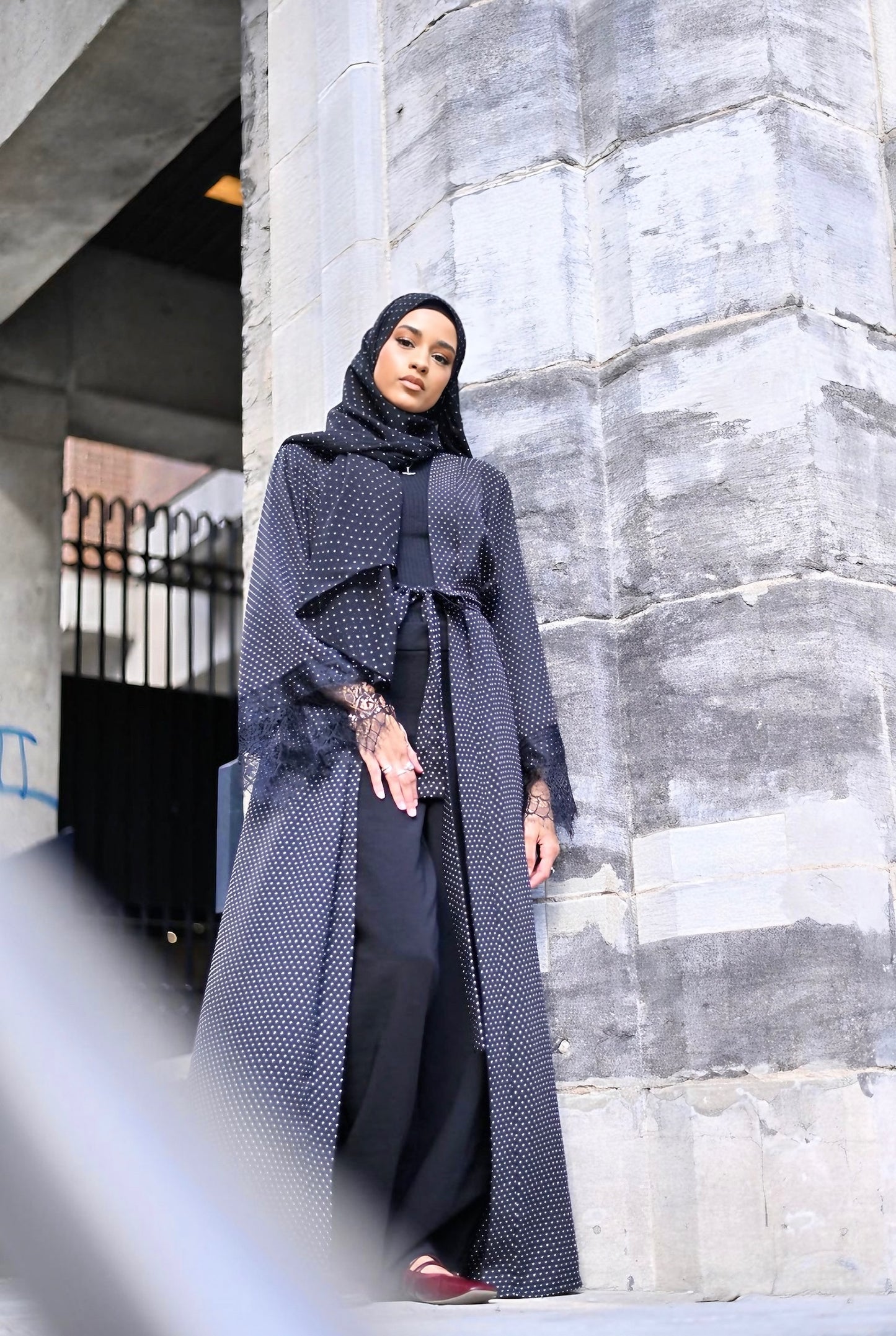Polka Dot Abaya