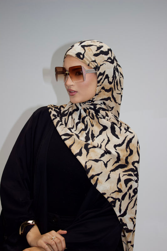 Zebra Printed Scarf