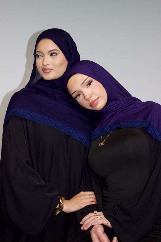 Half-Lace Jersey Scarves