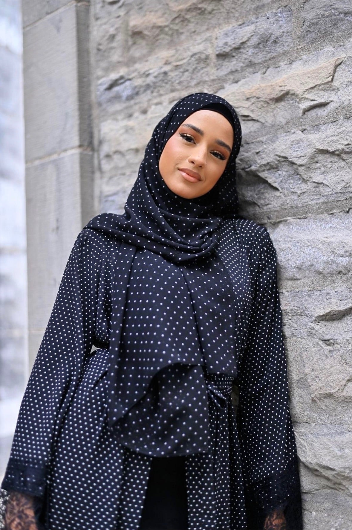 Polka Dot Abaya