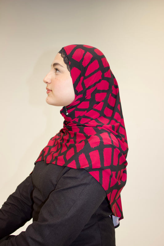 Red Crimson Premium Jersey Scarf