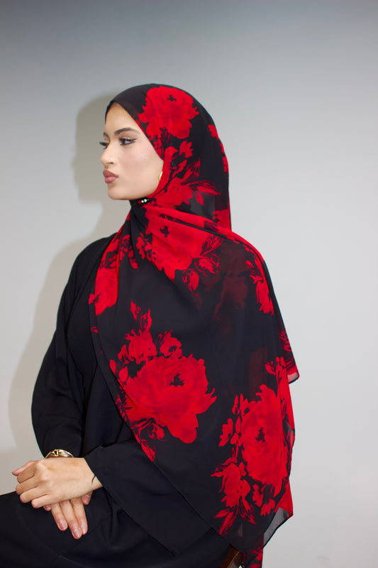 “Dark Rose” Scarf