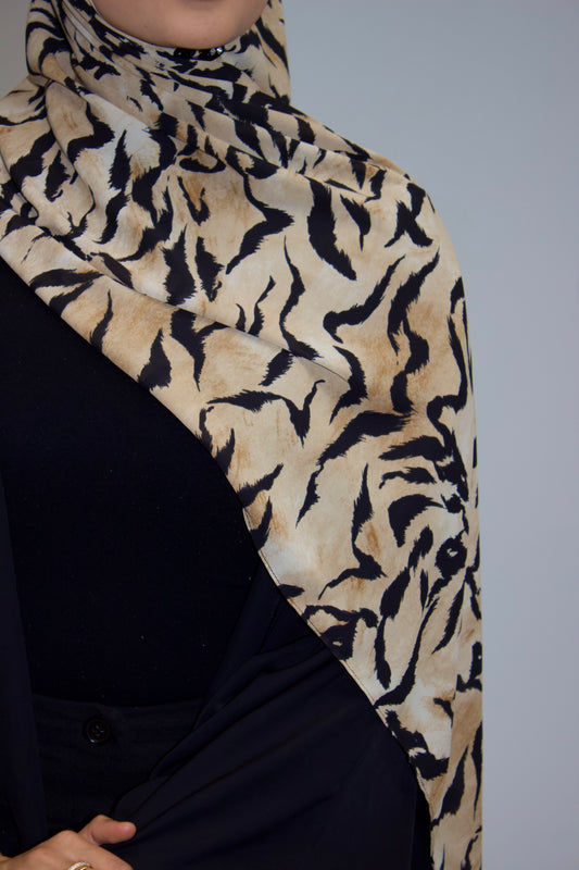 Zebra Printed Scarf