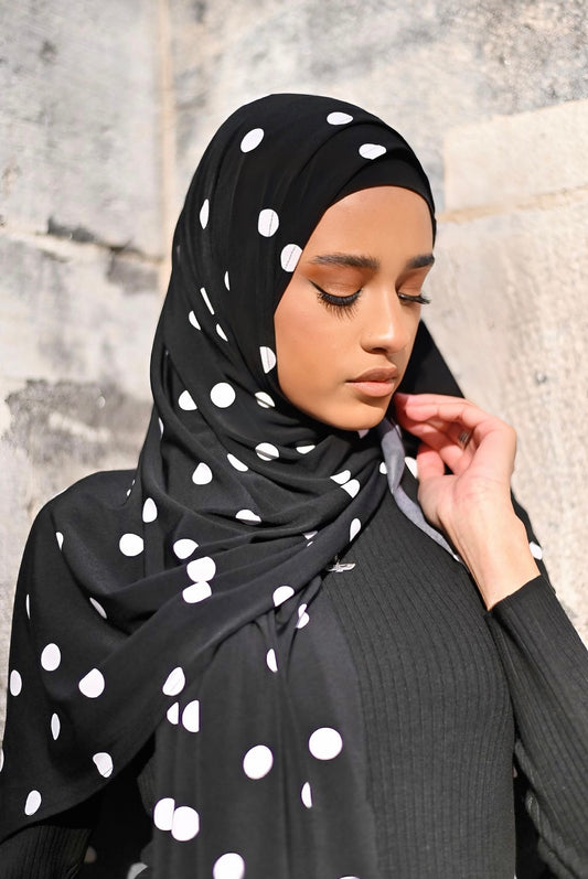 Polka Dot Jersey Scarf