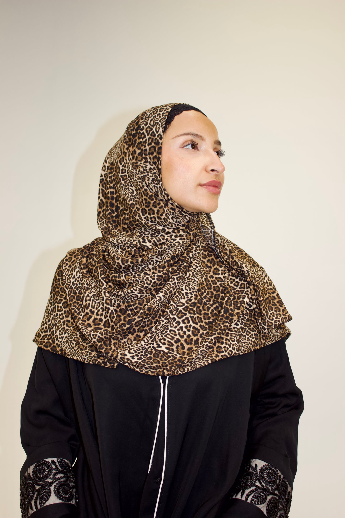Cheetah Print Jersey Scarf