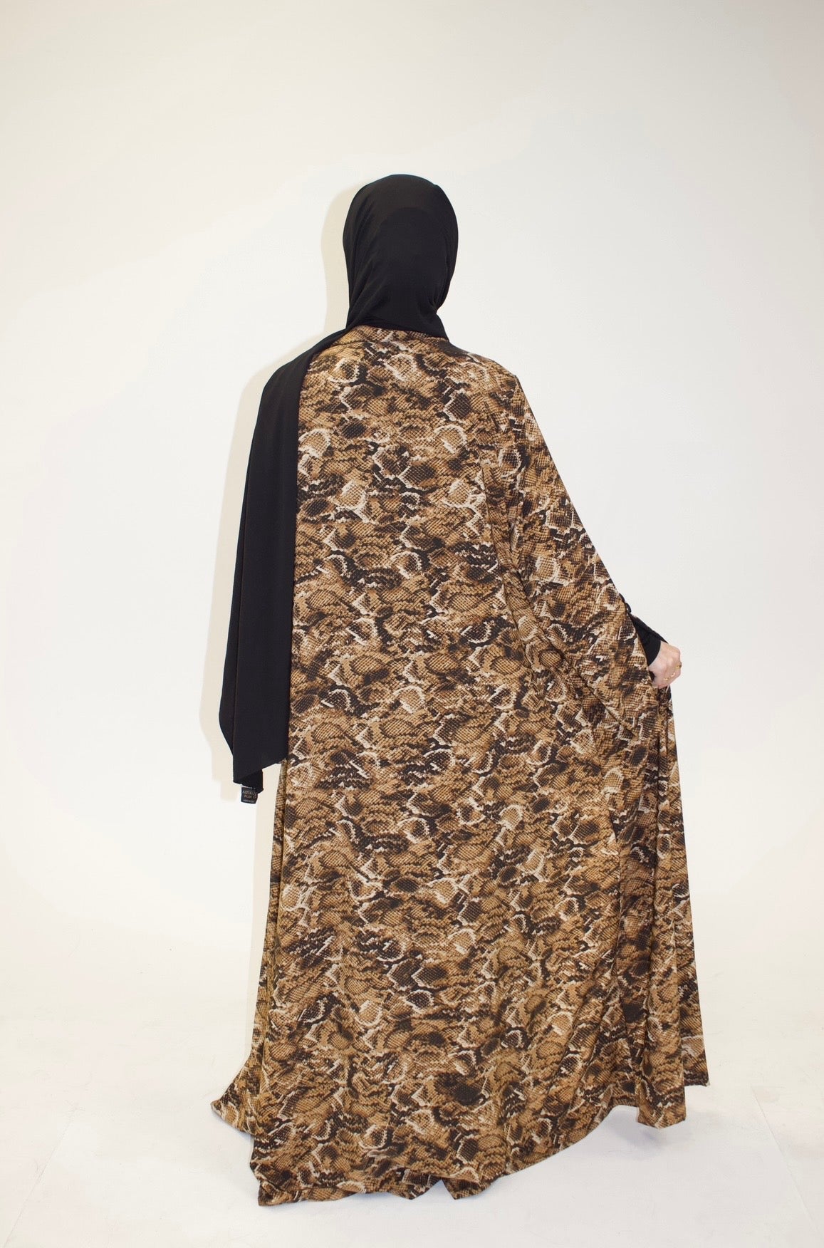 Snake Print Abaya