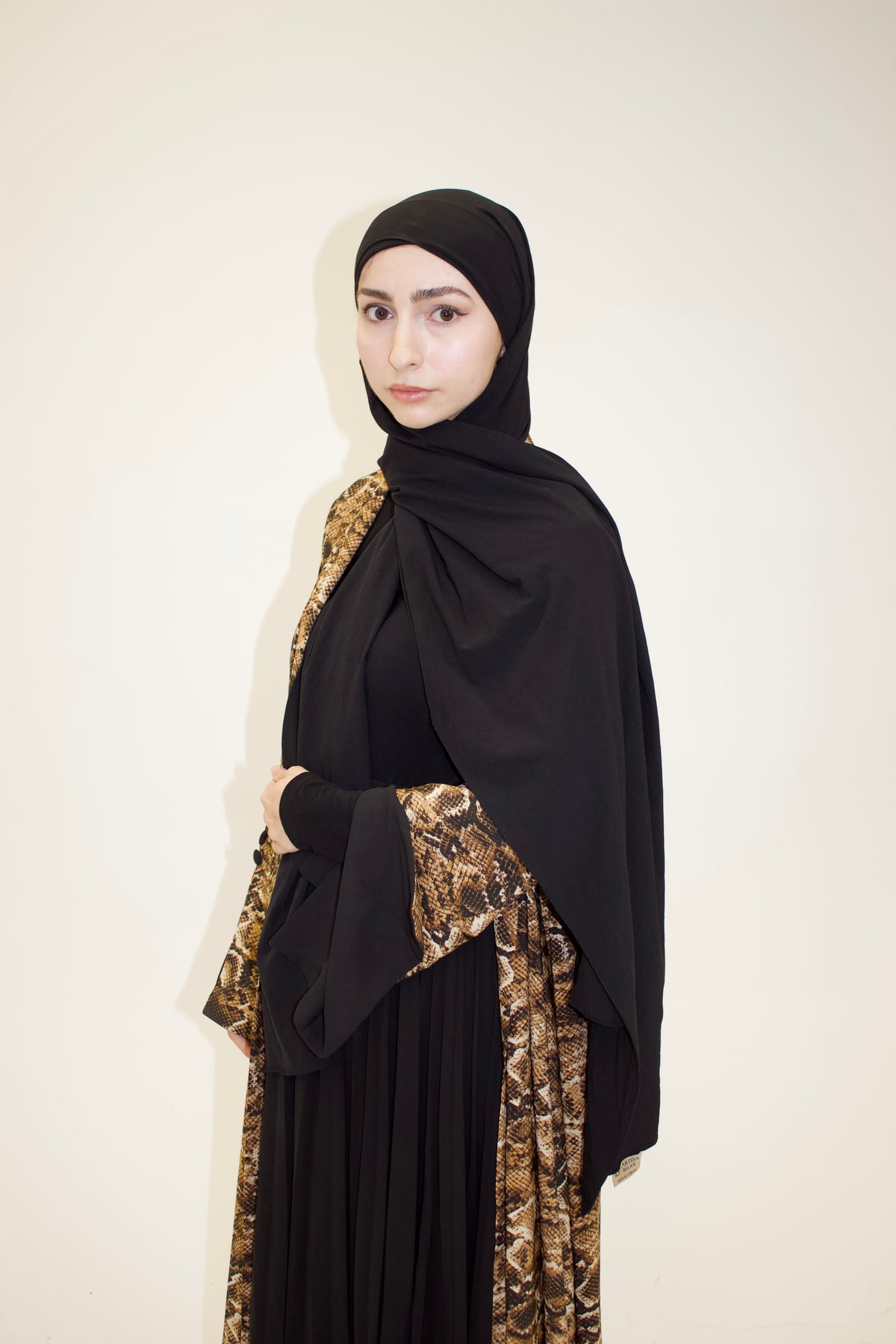 Snake Print Abaya
